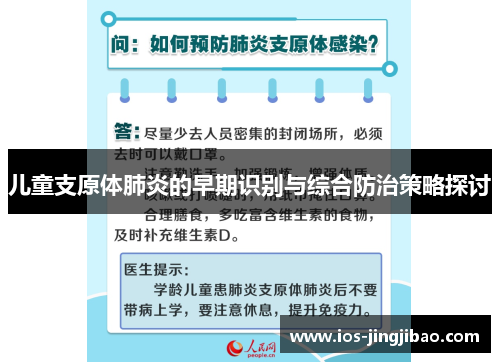 儿童支原体肺炎的早期识别与综合防治策略探讨